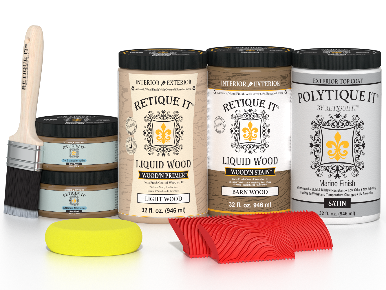 Multi-purpose Wood'n Kit (Large) - Barn Wood - Exterior Top Coat