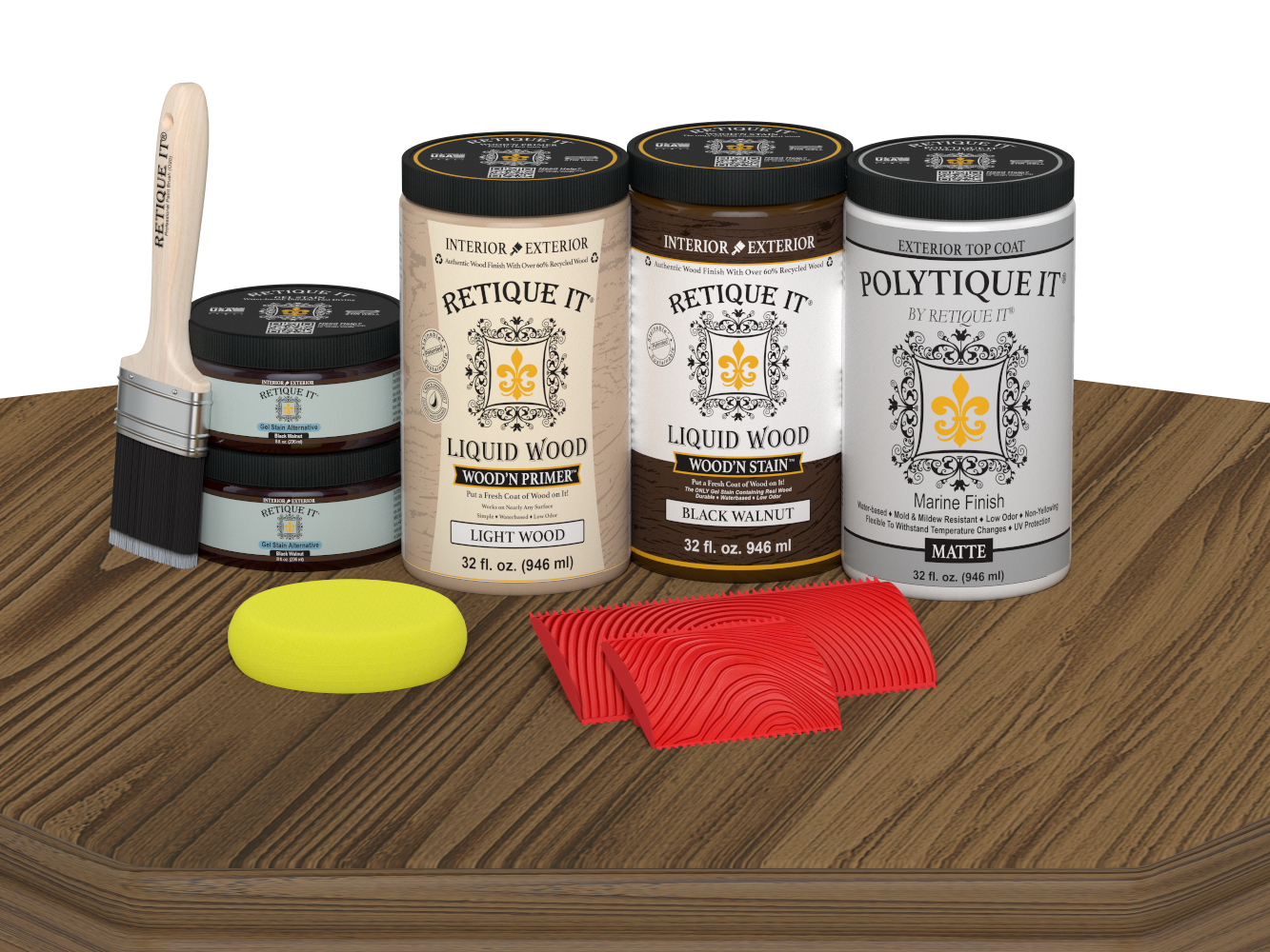 Multi-purpose Wood'n Kit (Large) - Black Walnut - Exterior Top Coat