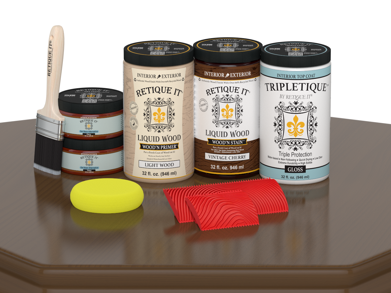 Multi-purpose Wood'n Kit (Large) - Vintage Cherry - Interior Top Coat