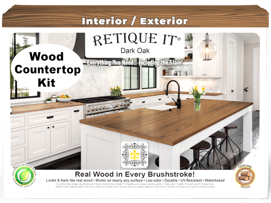 Countertop Kit - Full Kitchen - Dark Oak | Retique It®