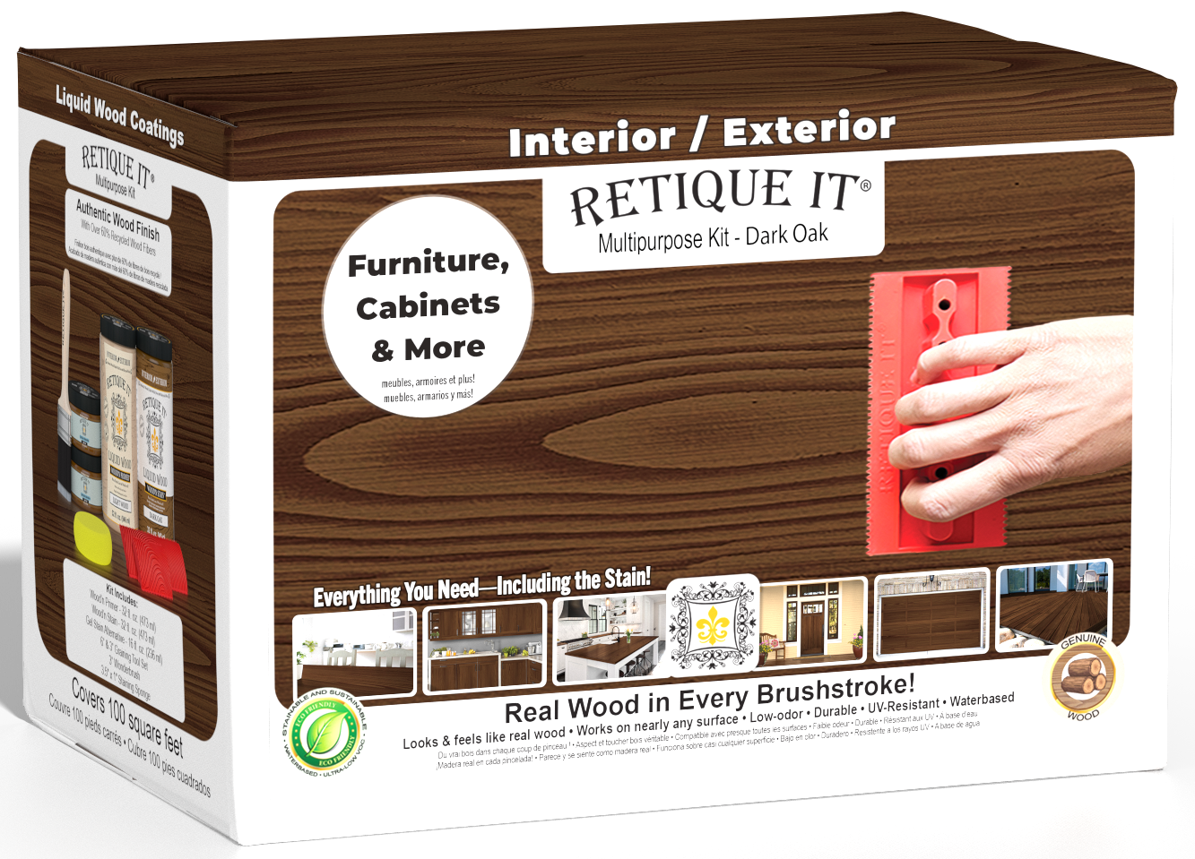 Multi-purpose Wood'n Kit (Large) - Dark Oak - Interior Top Coat