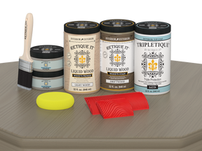 Large Drift Wood Multi-purpose Wood'n Kit by Retique It® with satin finish, designed for interior wood projects and top coating.