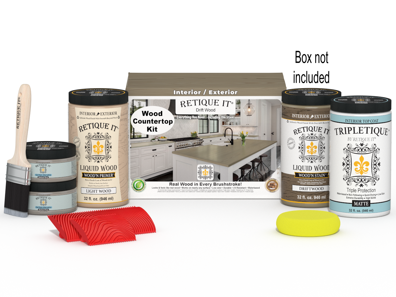Countertop Kit - Full Kitchen - Drift Wood | Retique It®