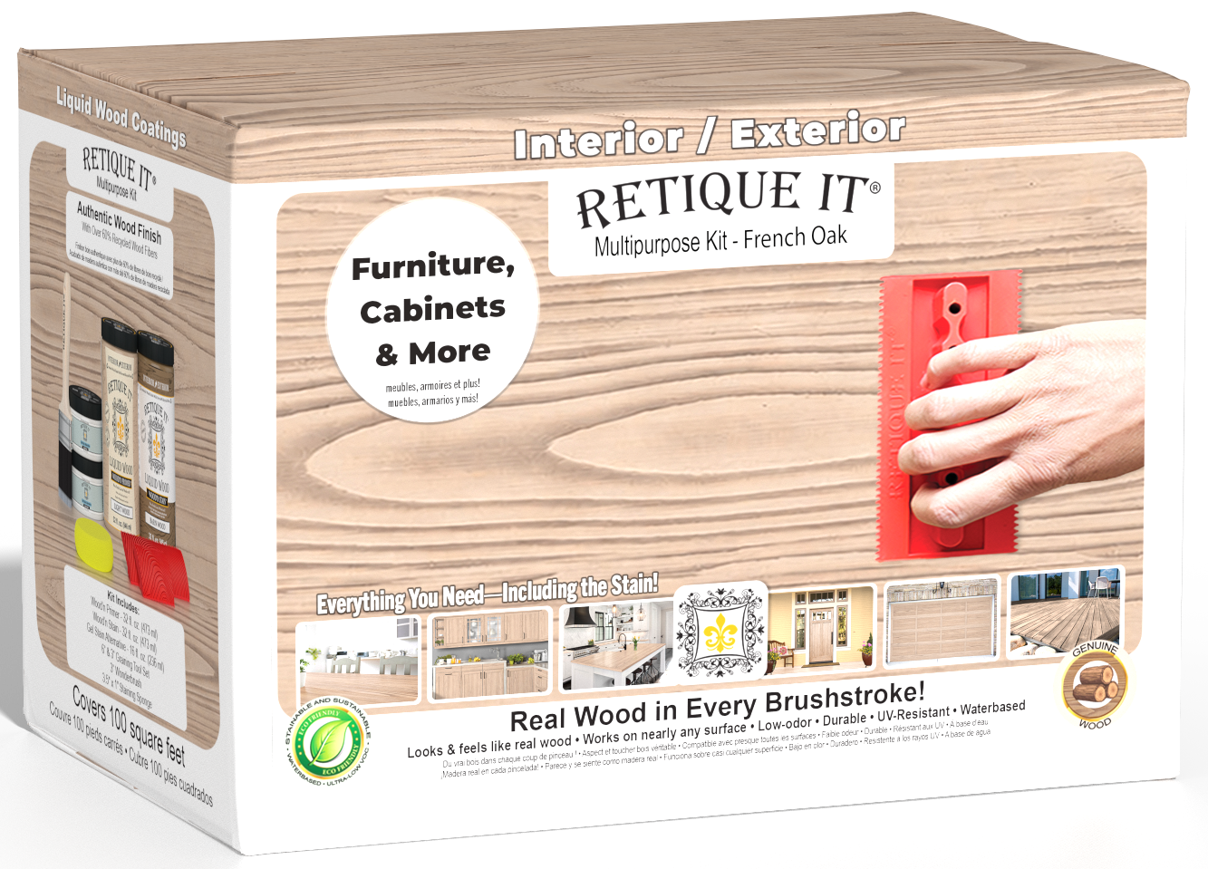Multi-purpose Wood'n Kit (Large) - French Oak - Interior Top Coat