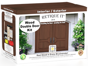 Wood'n Finish Front Door Kit (Double) - Java — box hero