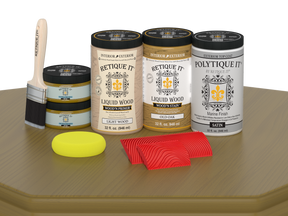 Large Wood'n Kit in Old Oak with satin finish by Retique It®, designed for exterior wood projects and surface protection.