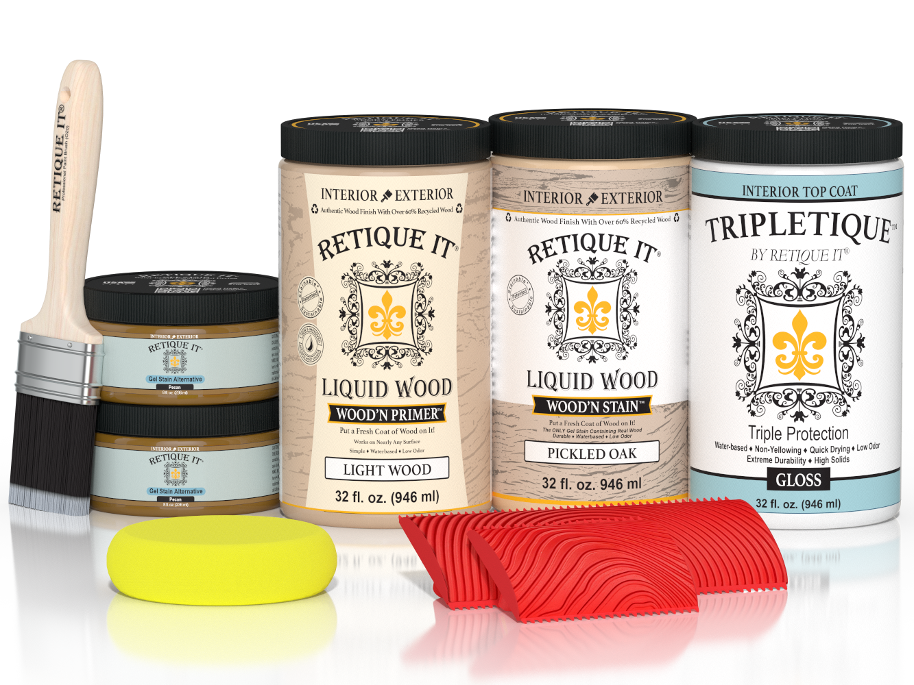 Multi-purpose Wood'n Kit (Large) - Pickled Oak - Interior Top Coat