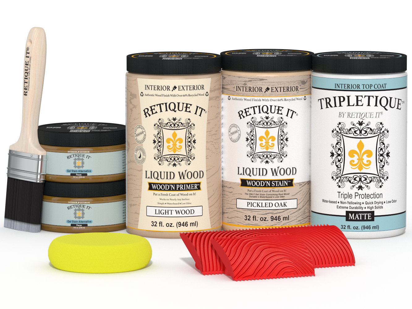 Multi-purpose Wood'n Kit (Large) - Pickled Oak - Interior Top Coat