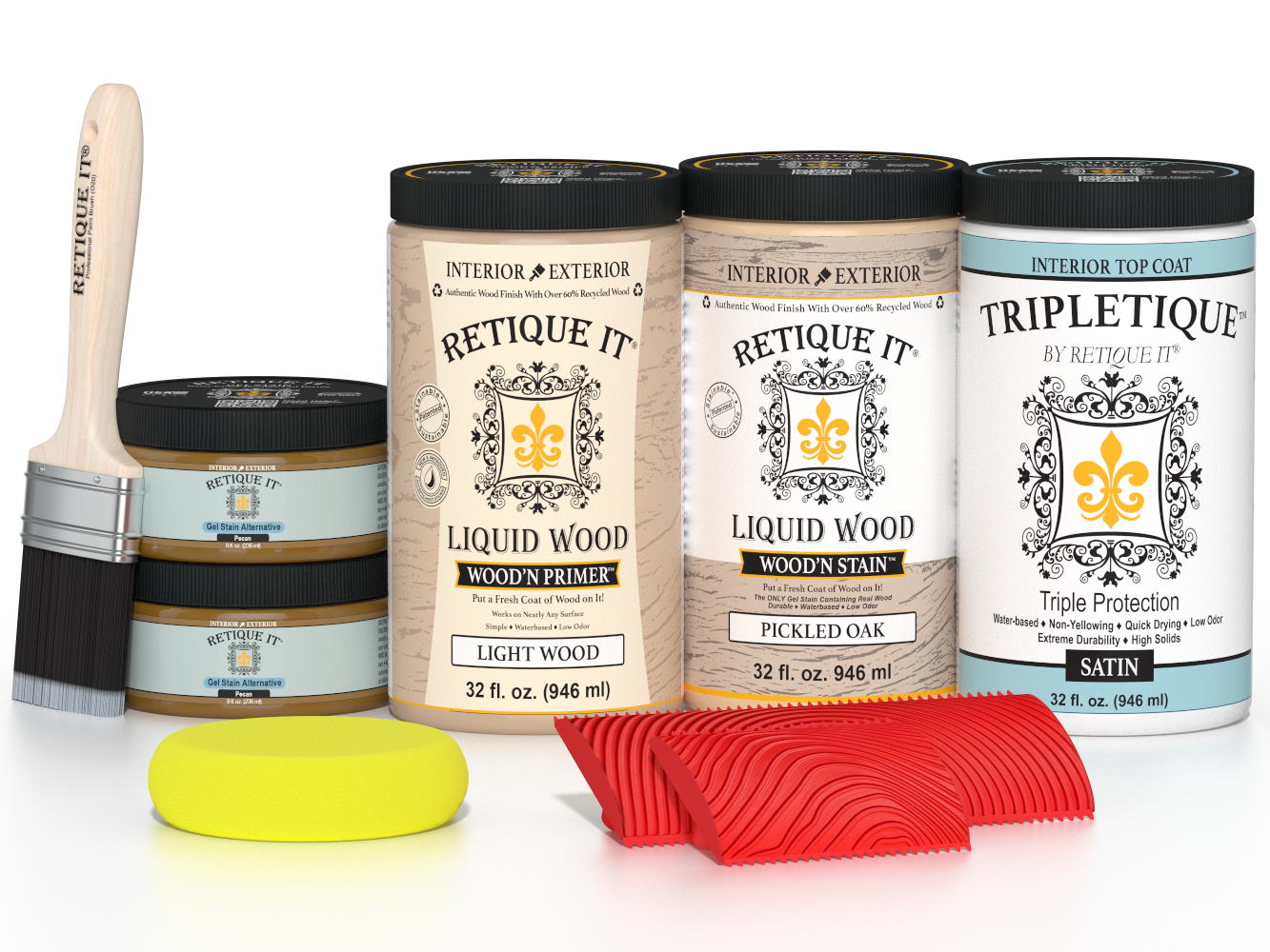 Multi-purpose Wood'n Kit (Large) - Pickled Oak - Interior Top Coat