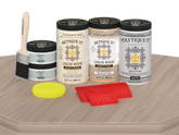 Wood'n Finish Front Door Kit (Double) - Sun Bleached — Matte kit contents