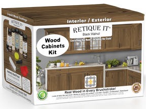 Wood'n Cabinet Kit (24 Door / Grained) - Black Walnut