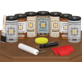 Wood'n Door Kit (Front & Garage Door) - Cedar — Satin kit contents