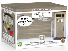 Wood'n Door Kit (Front & Garage Door) - Drift Wood — box hero