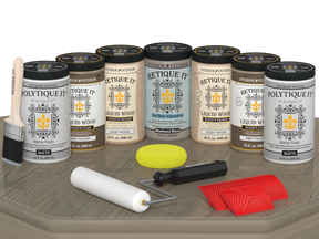Wood'n Door Kit (Front & Garage Door) - Drift Wood — Matte kit contents