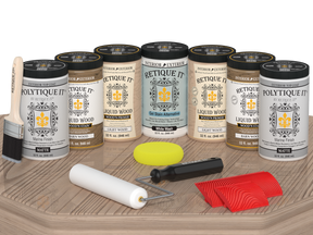 Wood'n Door Kit (Front & Garage Door) - French Oak — Matte kit contents