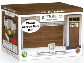 Wood'n Door Kit (Front & Garage Door) - Modern Walnut — box hero