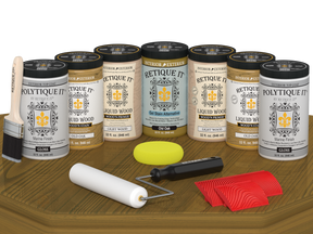 Wood'n Door Kit (Front & Garage Door) - Old Oak — Gloss kit contents