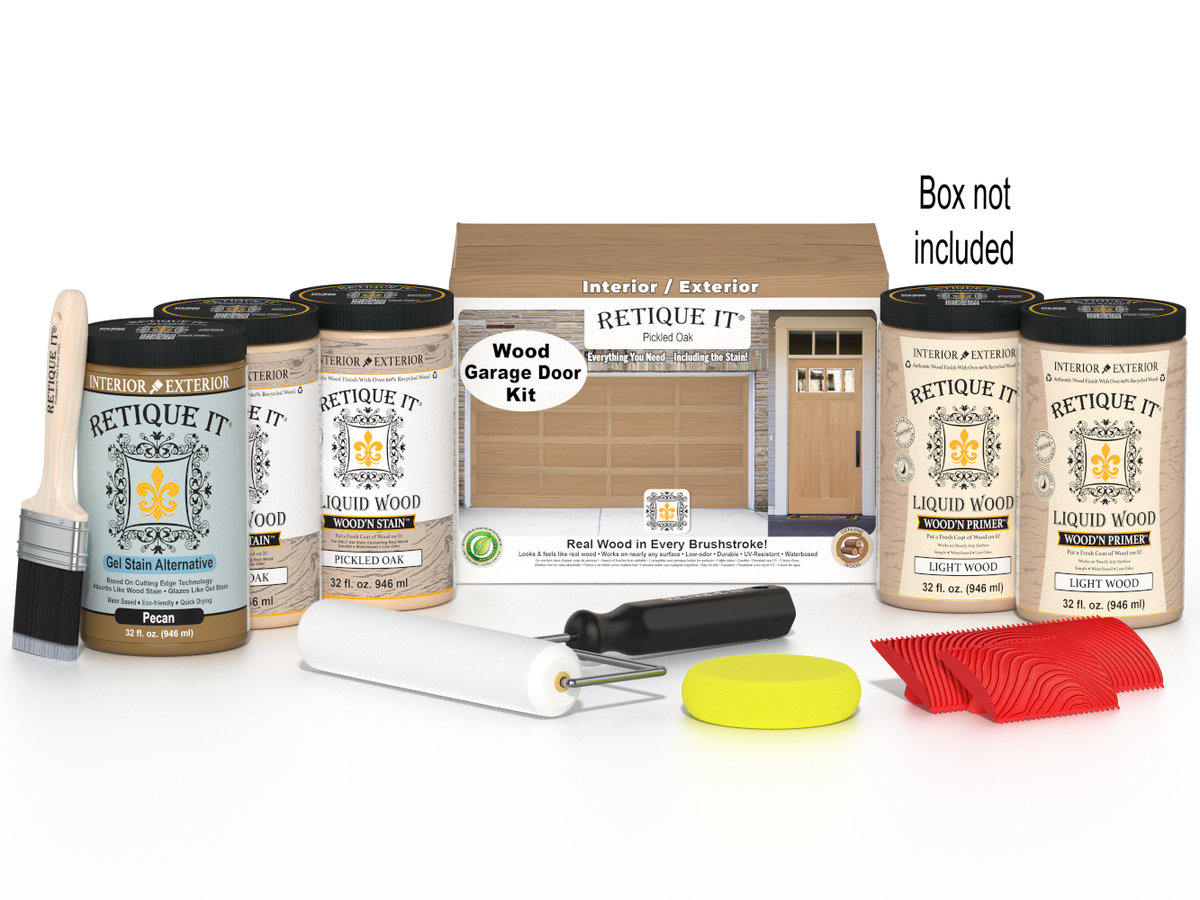 Wood'n Door Kit (Front & Garage Door) - Pickled Oak