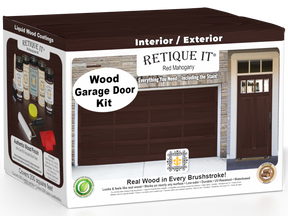 Wood'n Door Kit (Front & Garage Door) - Red Mahogany — box hero