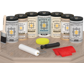 Wood'n Door Kit (Front & Garage Door) - Sun Bleached — Matte kit contents