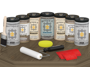 Wood'n Door Kit (Front & Garage Door) - Weathered Wood — Matte kit contents