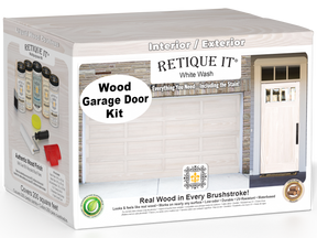 Wood'n Door Kit (Front & Garage Door) - White Wash
