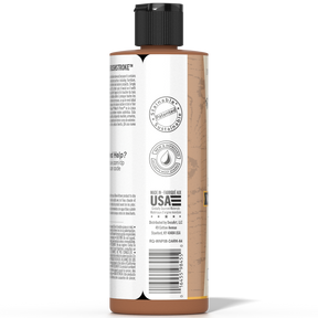 Retique It® Liquid Wood Wood'n Primer in dark wood finish, 8 fl oz, applied to a surface to enhance wood grain appearance.