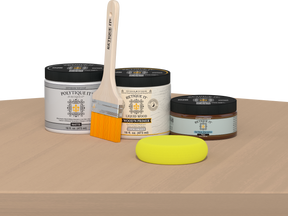 Retique It® White Oak Multi-purpose Smooth Finish Kit for exterior wood with matte top coat, part of Wood'n Finish Kits collection.