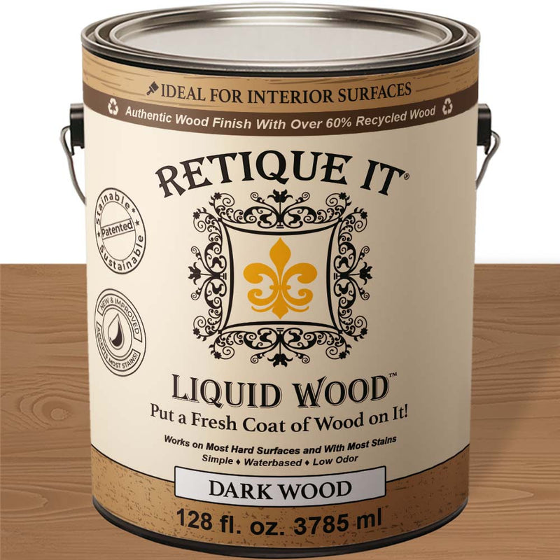 Retique It Liquid Wood - Light Wood Half Pint (8oz) - Paint It Then