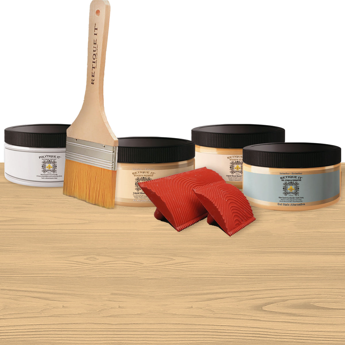 Multi-purpose Wood'n Kit - Pickled Oak - Exterior Top Coat