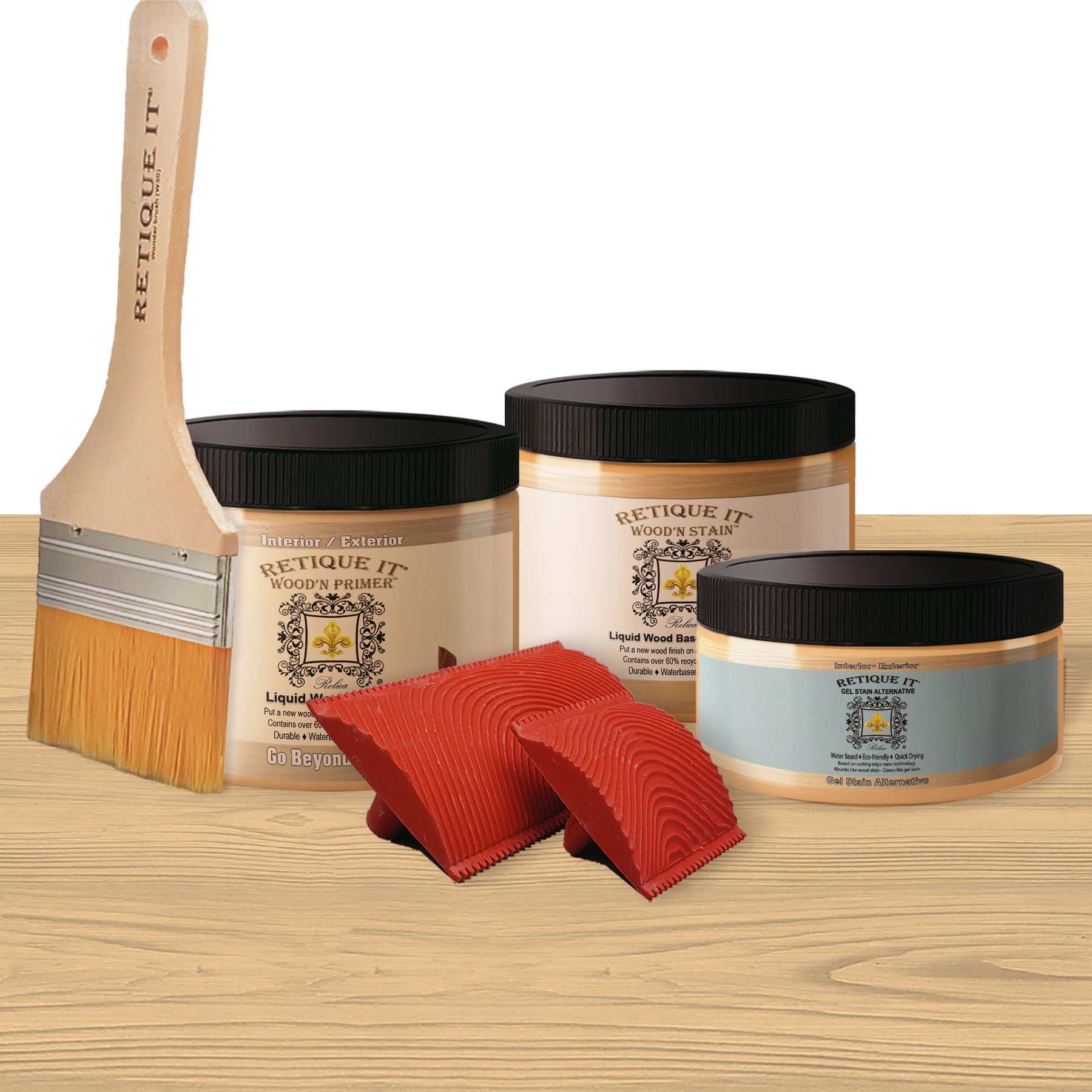 Fireplace Wood'n Finish Kit (Full Fireplace) - Pickled Oak