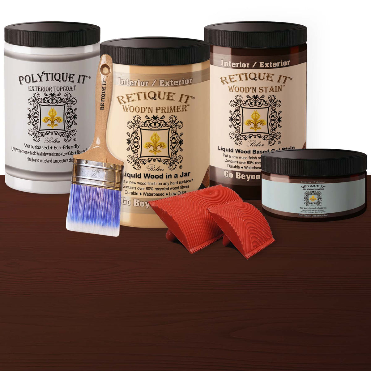 Multi-purpose Wood'n Kit (Large) - Red Mahogany - Exterior Top Coat