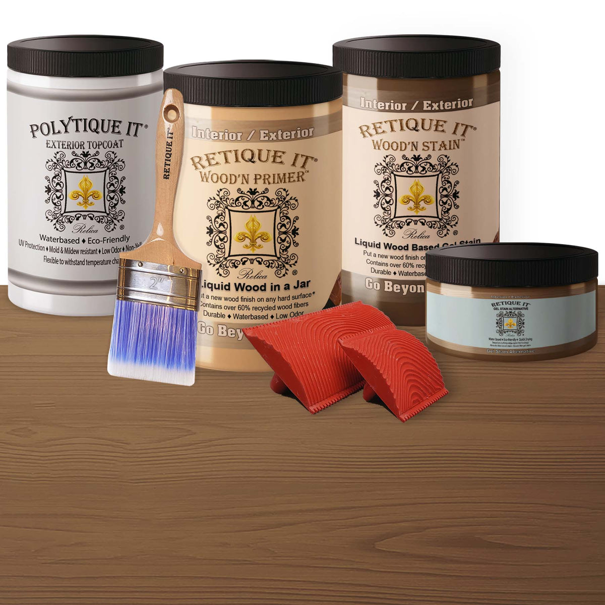 Multi-purpose Wood'n Kit (Large) - Barn Wood - Exterior Top Coat