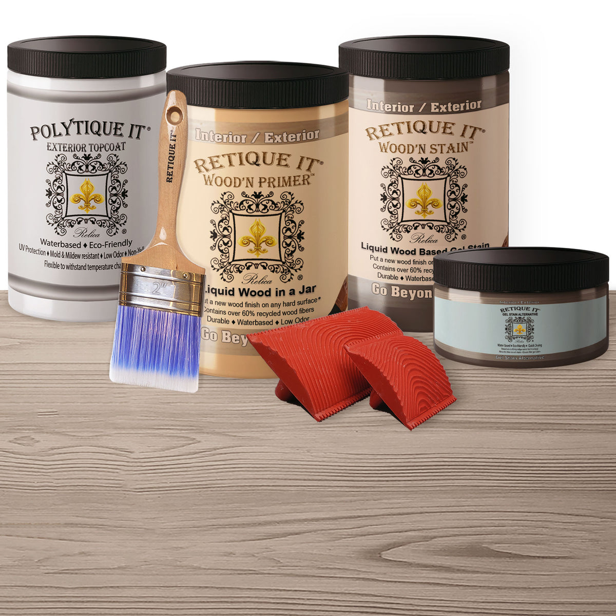 Multi-purpose Wood'n Kit (Large) - Weathered Wood - Exterior Top Coat