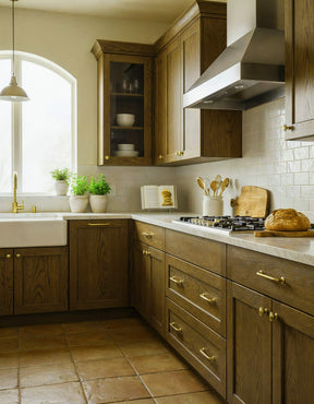 Wood'n Cabinet Kit (24 Door / Grained) - Dark Pecan