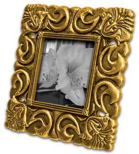 DecoArt Metallic Lustre Gold Rush in a 1 oz container, showing its champagne gold metallic finish