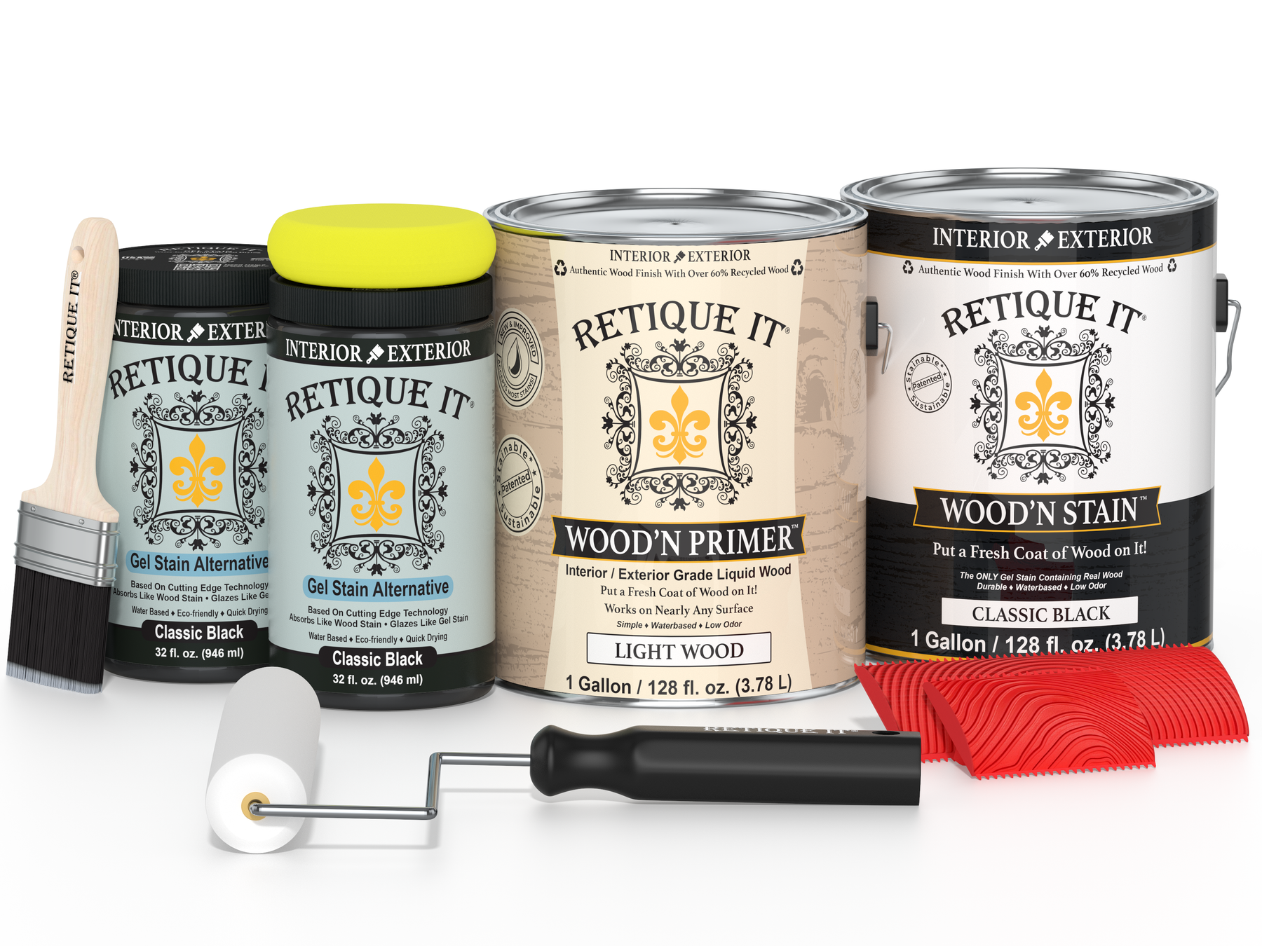 Multi-purpose Wood'n Kit (4x Lg) - Classic Black