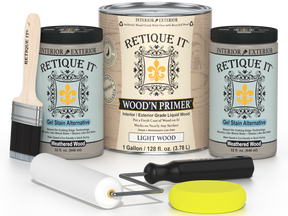 Multi-purpose Smooth Finish Kit (4x Lg) - Weathered Wood