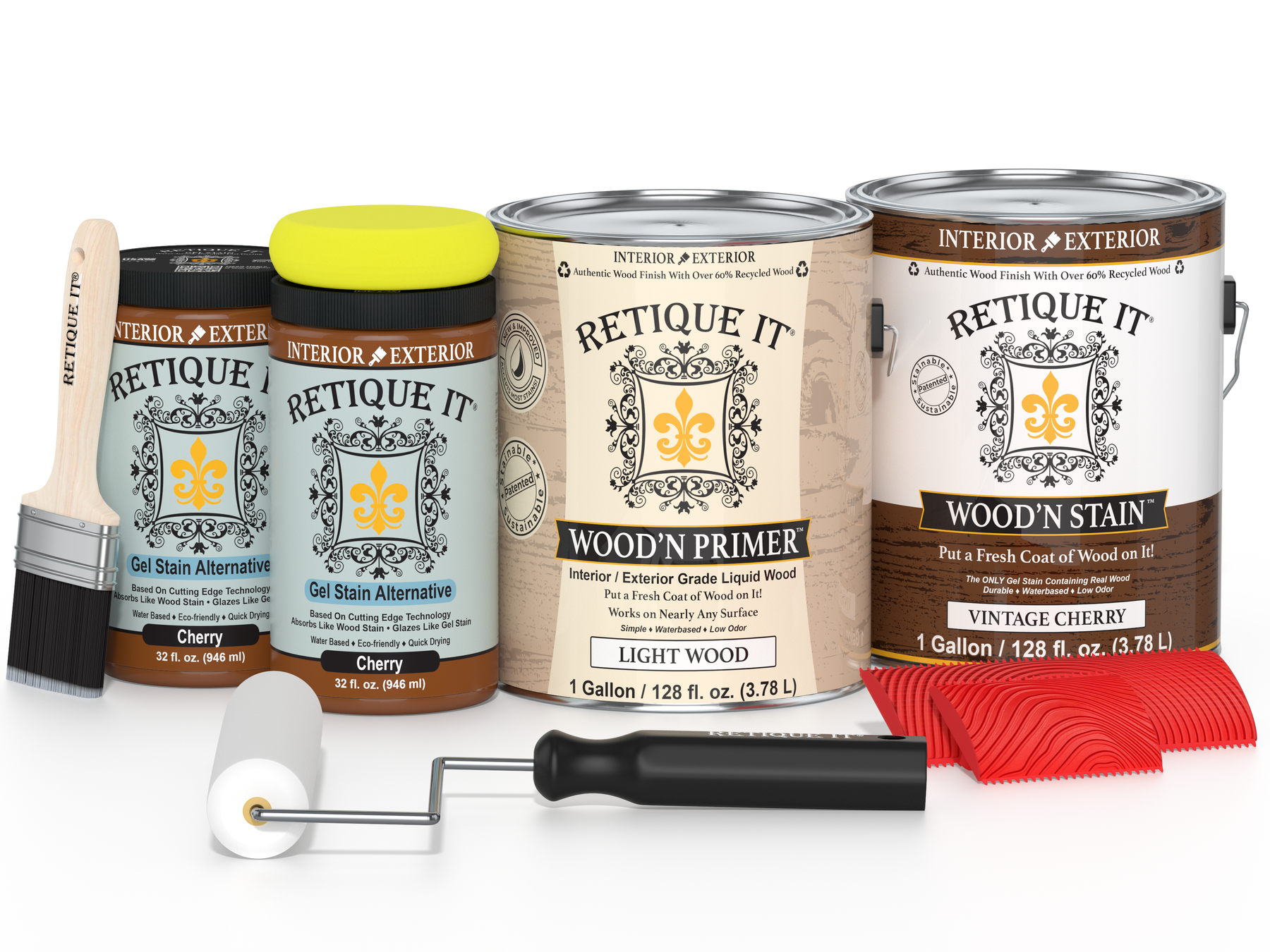 Multi-purpose Wood'n Kit (4x Lg) - Vintage Cherry