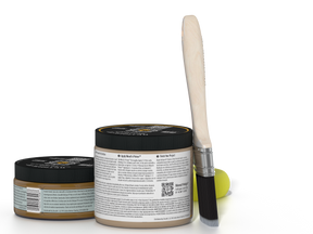 Retique It® Multi-purpose Smooth Finish Kit in Pecan for wood finishing, includes brushes and applicators for a smooth, even coat.