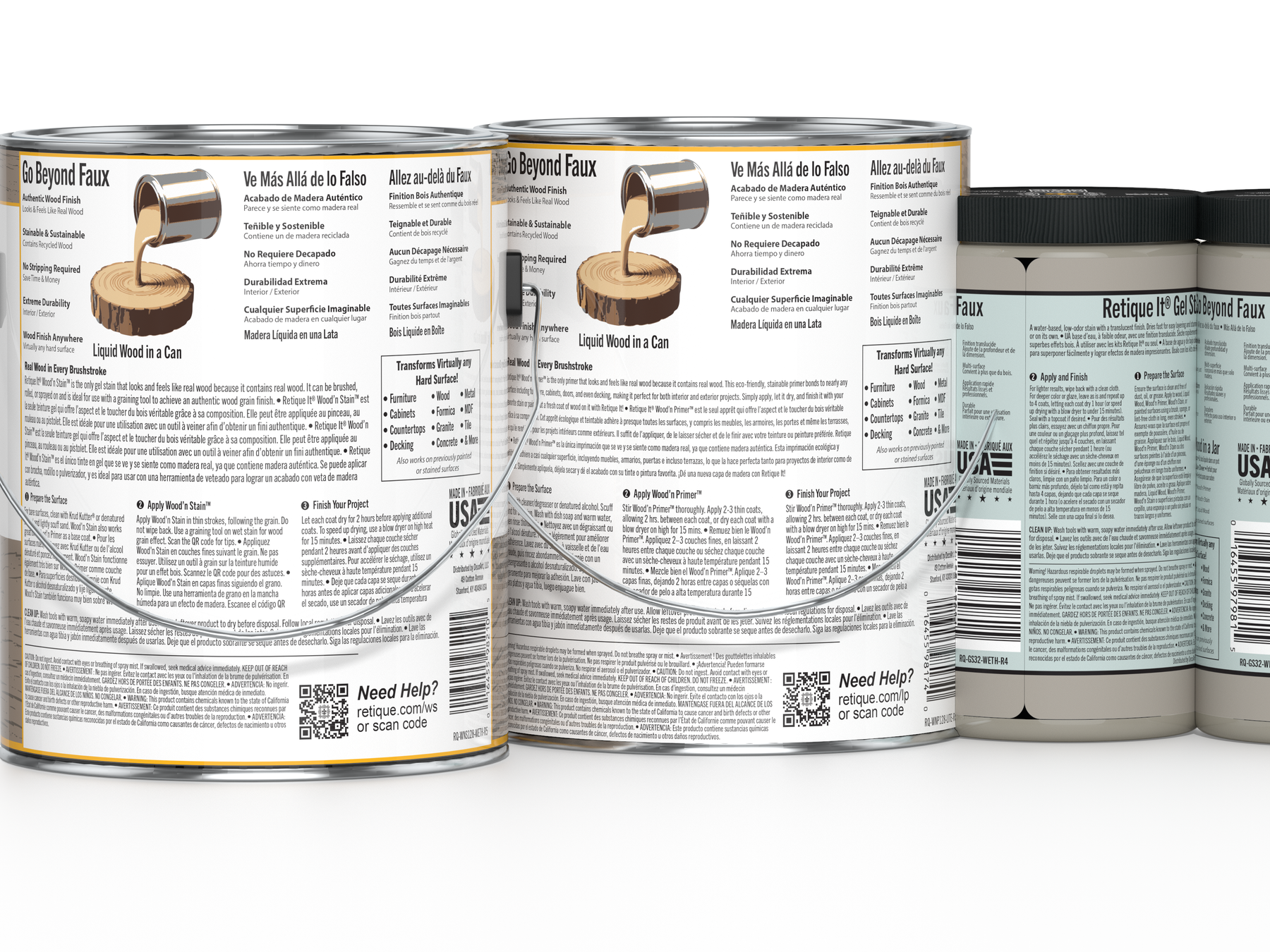 Multi-purpose Wood'n Kit (4x Lg) - Weathered Wood