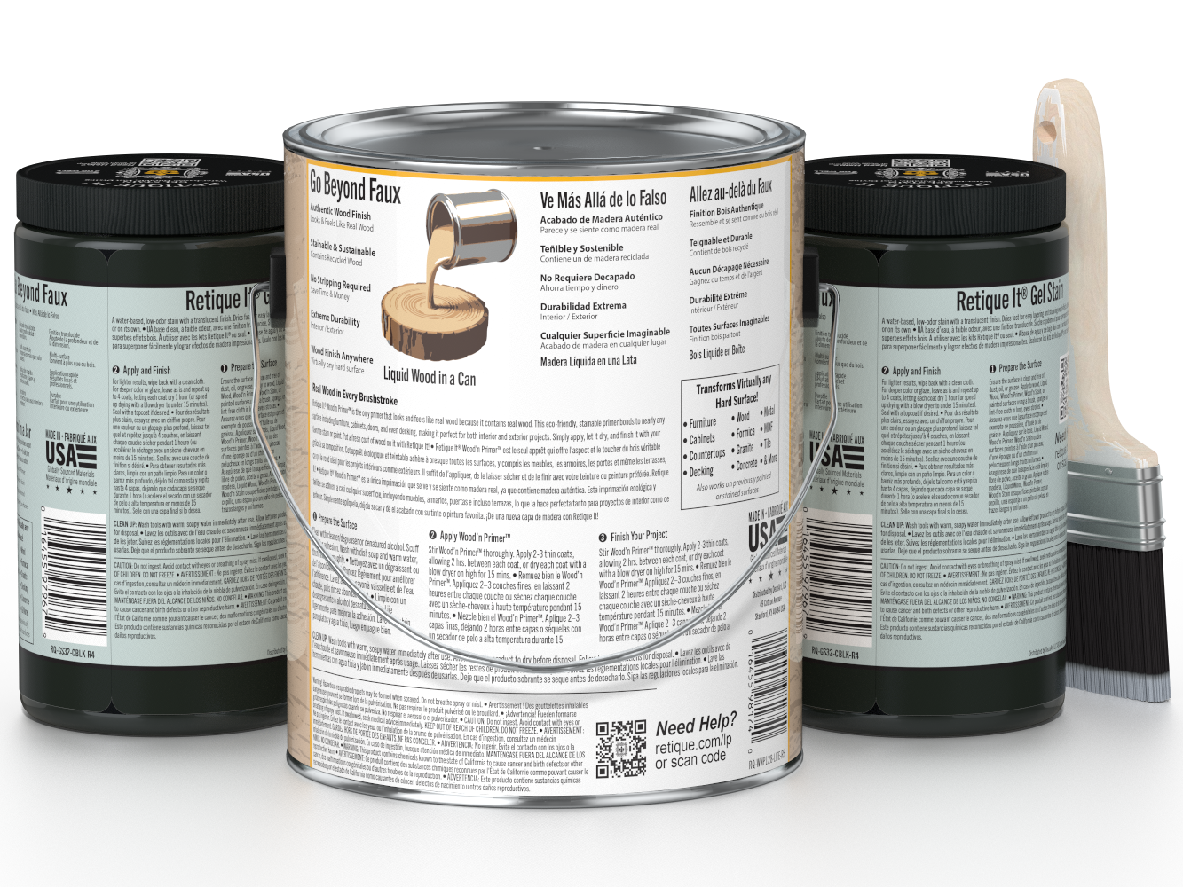 Multi-purpose Smooth Finish Kit (4x Lg) - Classic Black