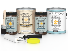 Multi-purpose Smooth Finish Kit (4x Lg) - Black Walnut - Interior Top Coat