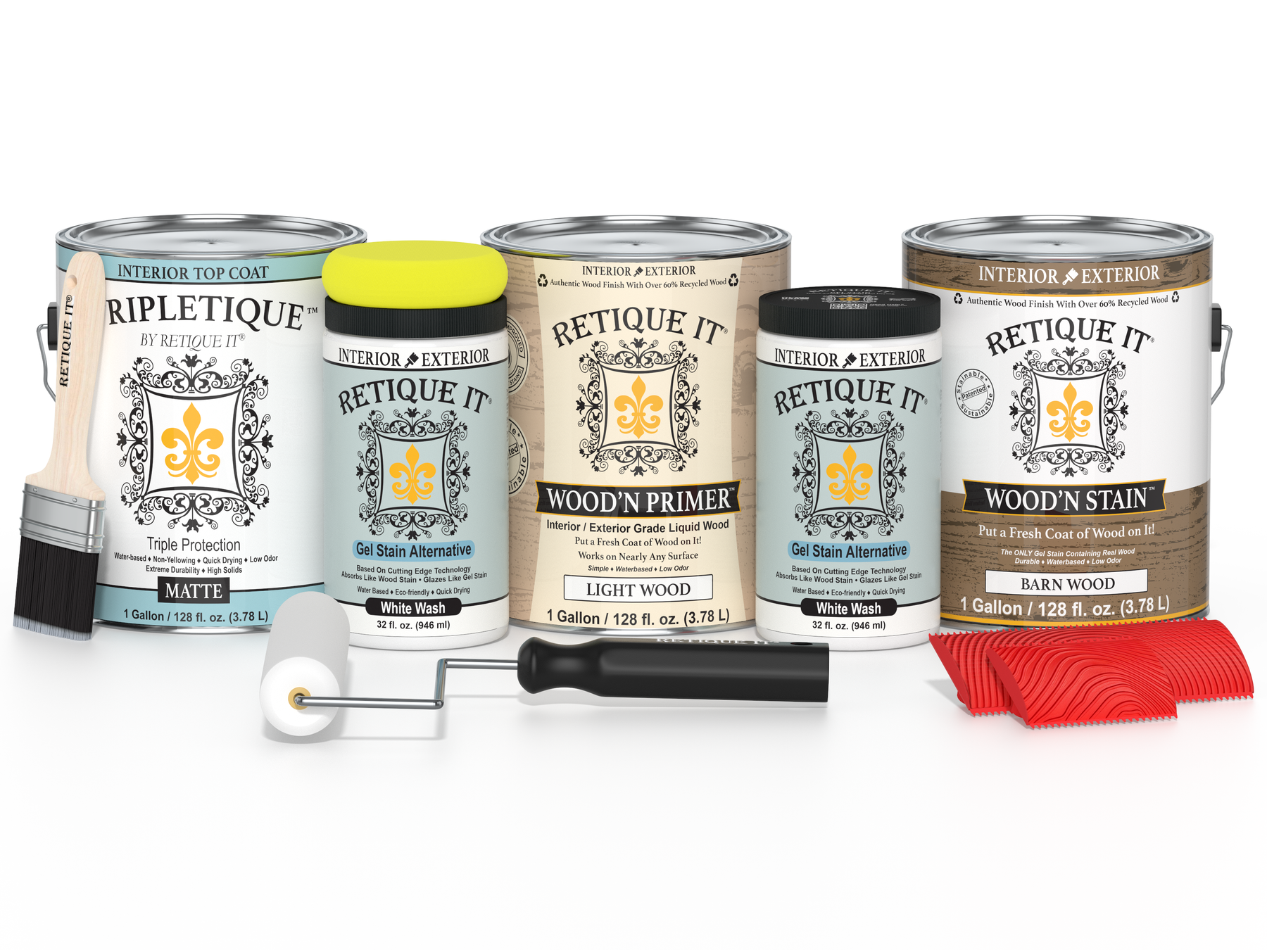 Multi-purpose Wood'n Kit (4x Lg) - French Oak - Interior Top Coat