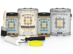 Multi-purpose Smooth Finish Kit (4x Lg) - White Oak - Exterior Top Coat