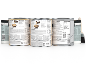 Retique It® Wood'n Kit French Oak exterior top coat and finishing kit with four large containers for wood projects.