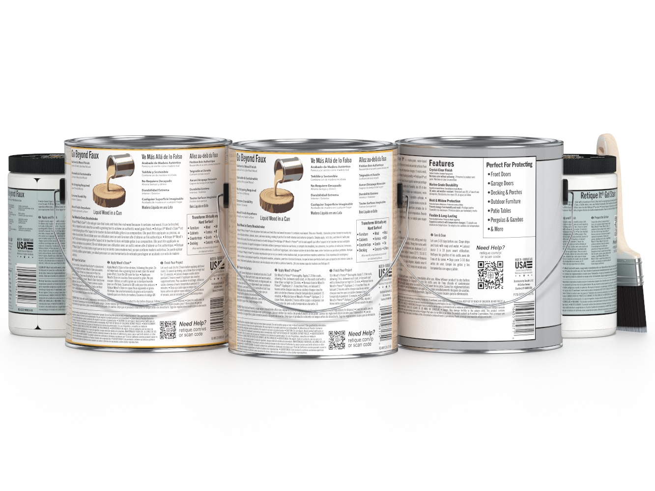 Multi-purpose Wood'n Kit (4x Lg) - White Wash - Exterior Top Coat