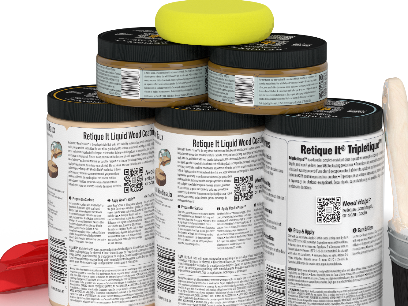 Multi-purpose Wood'n Kit (Large) - Pickled Oak - Interior Top Coat