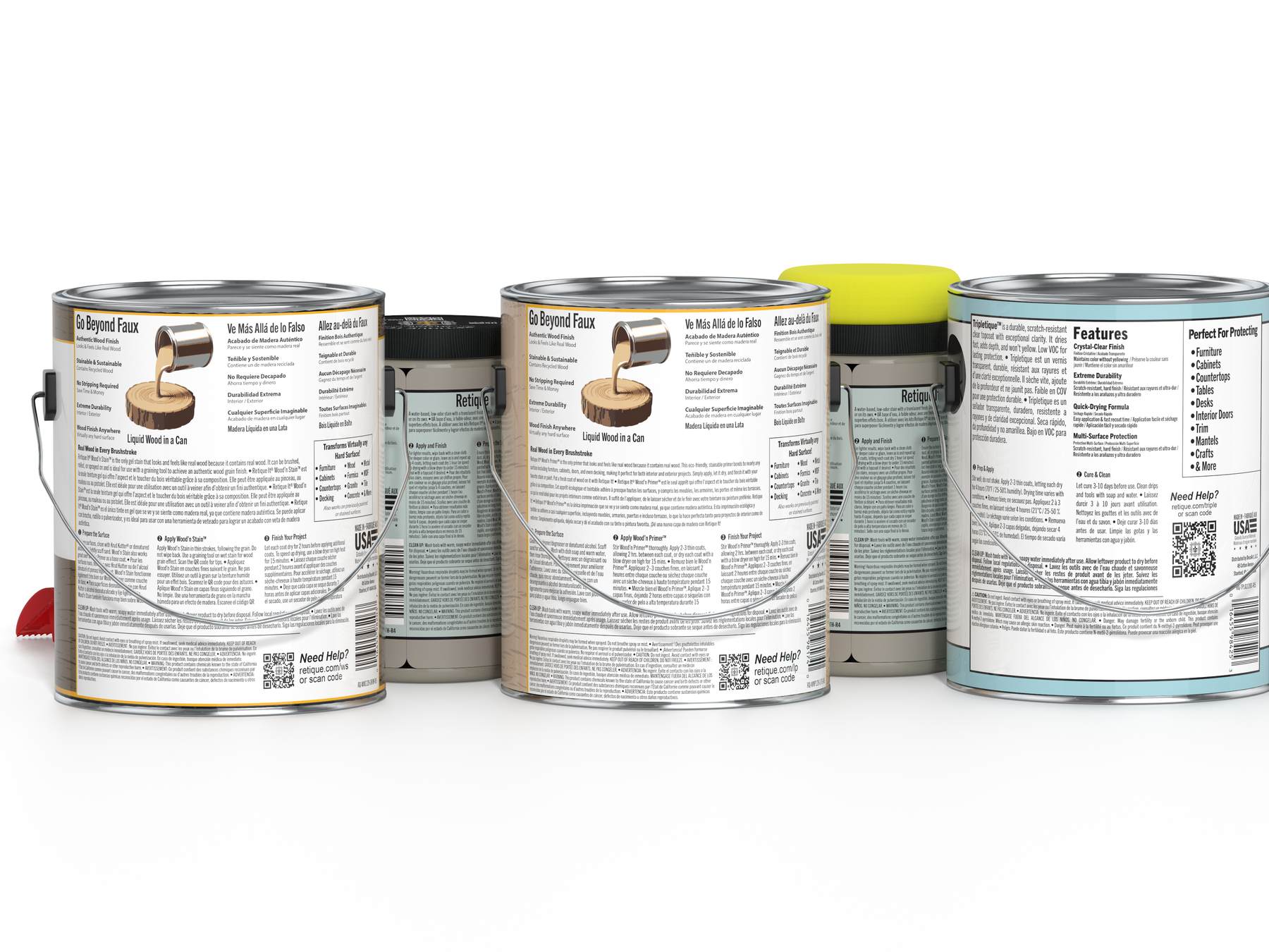 Multi-purpose Wood'n Kit (4x Lg) - Drift Wood - Interior Top Coat