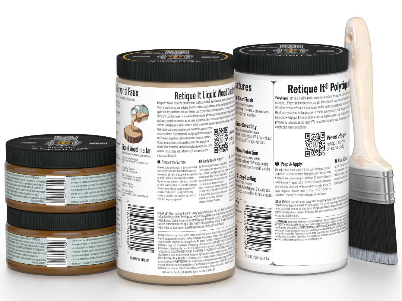 Multi-purpose Smooth Finish Kit (Large) - Dark Oak - Exterior Top Coat